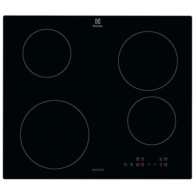 Electrolux LIB60424CK Serie 300 Piano cottura Induzione 59 cm 4 zone Touch Control Booster colore Nero
