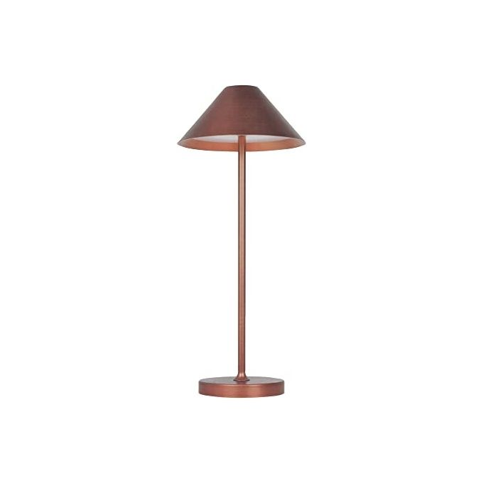 GBC Lampada da Tavolo Liberty Rame in Alluminio Ricaricabile 3W 3000k