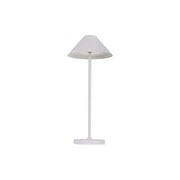 Kelu'  LIBERTY Lampada da Tavolo LED Ricaricabile 3 W Luce Calda 3000 K IP54 Touch Dimmer 4000 mAh Bianco