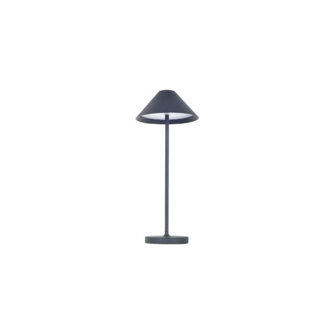 Kelu' LIBERY BLACK Liberty Lampada da Tavolo Ricaricabile 3 W 3000 K IP54 USB Type C colore Nero