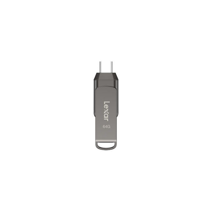 Lexar LJDD400064G-BNQNG Chiavetta USB 64 GB USB Type-C 3.2 Gen 1 Grigio