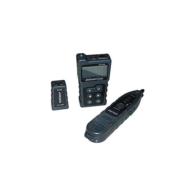 Link LKMS15 Tester per Cavi di Rete e POE con Display Digitale Sonda Sottotraccia Cat 5e 6 6a UTP STP Misura fino a 200 mt