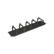 Link LKORG2UN Listello Guidacavi per Armadi Rack 19'' 2U 5 Anelli in Acciaio colore Nero