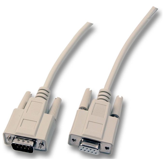 Digitus Cavo Prolunga per Modem- Mouse Ecc. Pin-To-Pin (Modem Cable) 9 Poli Maschio-Femmina Mt. 5 Custodie Pressofuse (Ak 132 5M)