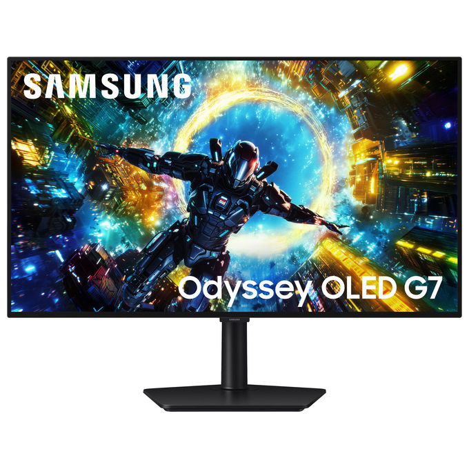 Samsung LS32HG732SUXEN G73SH Monitor Gaming OLED 4K UHD 3840x2160 330 Hz 0,03 ms colore Nero