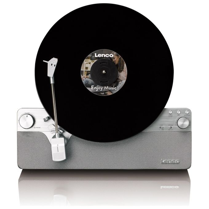 Lenco LSA-071SI LS Series Giradischi Verticale Automatico Bluetooth 5.3 Altoparlanti 2x5W Testina AT-3600L colore Silver Legno