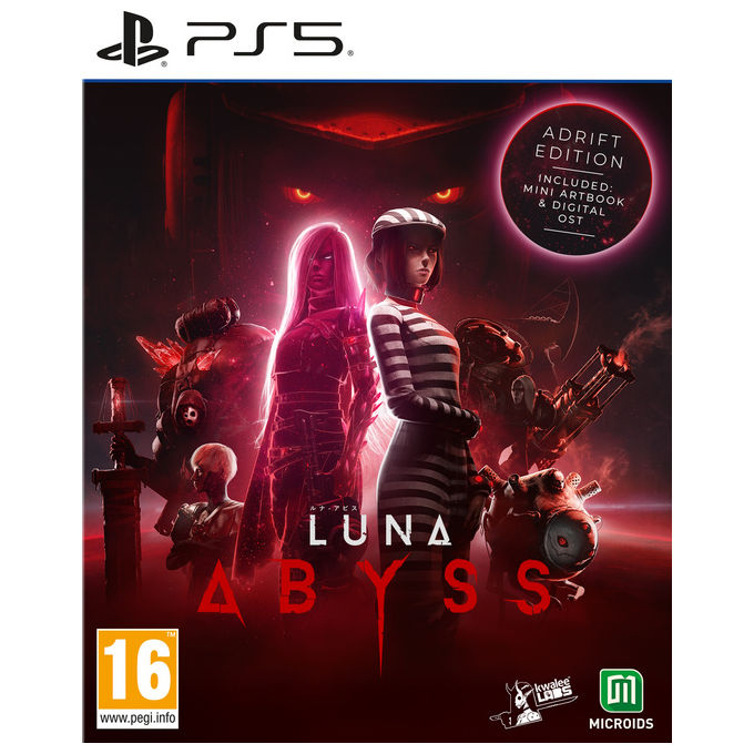 Microids 3701529517990 Luna Abyss Deluxe PlayStation 5 Gioco Azione Avventura Sottotitoli IT FR DE ES ZH JA KO PT RU ZH TW PL Edizione Fisica Blu-ray colore Nero