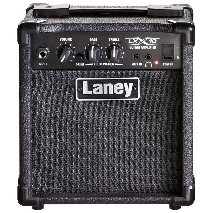 Laney LX10 BK LX10 Amplificatore Combo per Chitarra Elettrica 10W Speaker 5'' Equalizzazione a 2 bande Ingresso Aux e Uscita Cuffie colore Nero