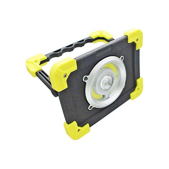 Maximus M-WKL-002YB Proiettore LED Portatile Ricaricabile 20W 1800 lumen COB-LED IP65 autonomia 8h funzione power bank colore Nero