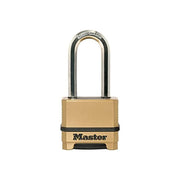 Master Lock M175EURDLH Lucchetto a Combinazione 4 Cifre Corpo in Zinco Archetto Ottagonale in Carburo di Boro 51 mm Lunghezza Archetto Resistente alle Intemperie colore Nero