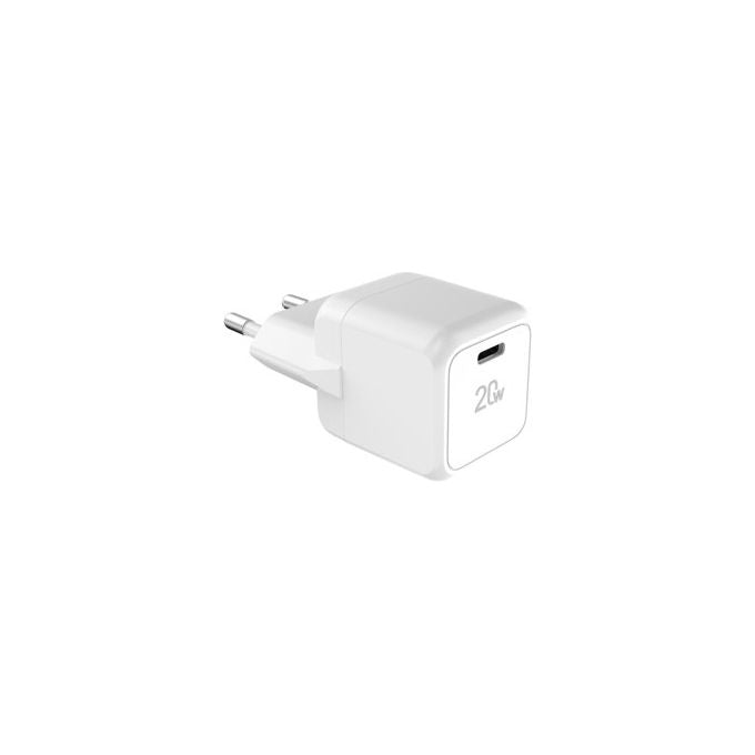 Tucano MA-GAN20-EU-W GaN Caricatore da muro 20 W USB Tipo C Power Delivery Quick Charge 3.0 colore Bianco