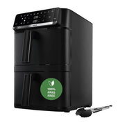 Bosch MAFD661B7 Serie 6 Friggitrice ad aria doppia 12 L 2800 W display touch colore Nero