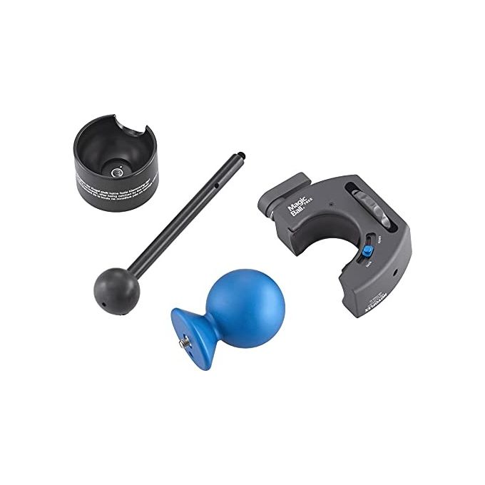 Novoflex MB FREE 50 SET Testa a sfera MagicBall FREE 50 mm Carico Max 7 Kg con Culla e Supporto colore Nero