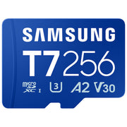 Samsung MB-MB256T-WW T7 Scheda MicroSDXC 256 GB UHS-I U3 V30 A2 170 MB-s colore Blu