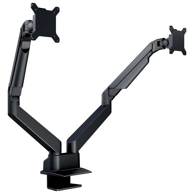 Multibrackets, Supporto TV da Scrivania, 32'', Nero, Doppio Monitor
