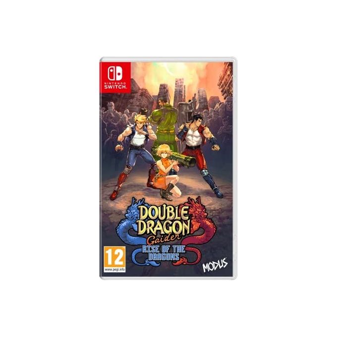 Modus Games 141687 Double Dragon Gaiden Rise of the Dragons Videogioco Nintendo Switch Picchiaduro Roguelite PEGI 12