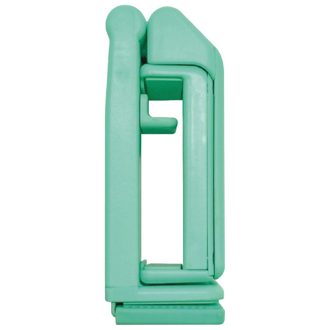 SBS MHSUPPBEACHG Supporto Attivo per Smartphone Rotazione 360° Braccio Regolabile Fino a 9 cm di Larghezza e 35 mm di Spessore Colore Verde
