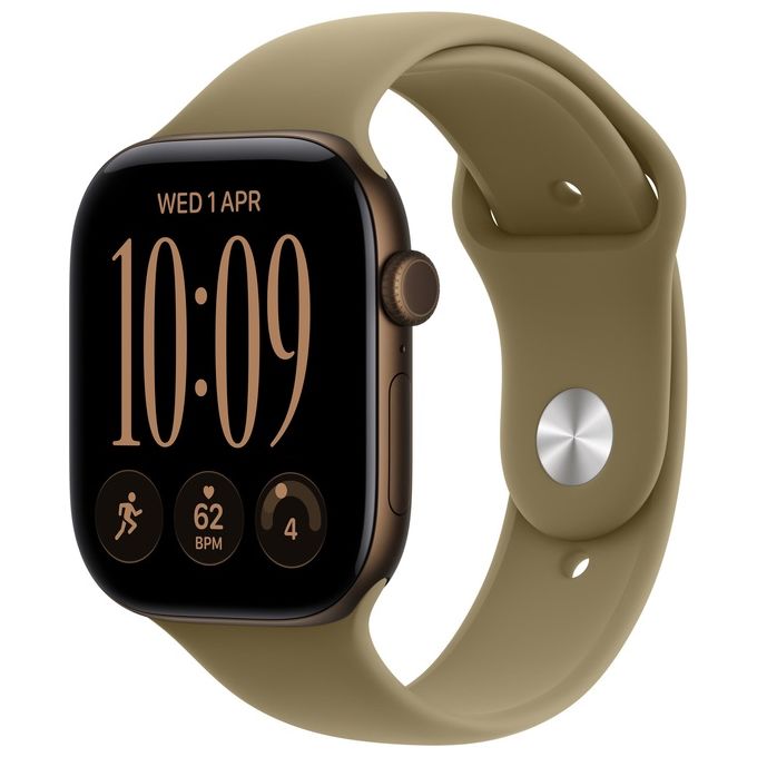 Apple MJEF4QL-A Apple Watch Series 12 Smartwatch GPS 42 mm con monitoraggio salute e fitness autonomia 24 ore colore Nero