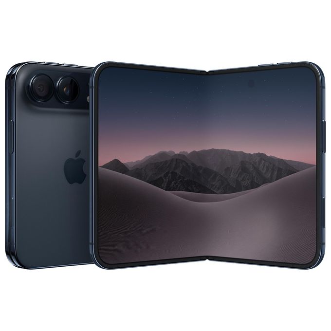 Apple MK2E4QN-A iPhone Duo Smartphone pieghevole 256 GB display 7.6'' colore Cielo notturno