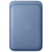 Apple MK9J4ZM-A Portafoglio MagSafe in tessuto FineWoven per iPhone compatibile con funzione Dov'e' colore Azzurro selvatico
