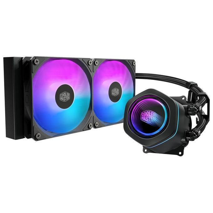 Cooler Master MLX-D24M-A18PA-R1 Core Nex Raffreddatore di liquidi tutto in uno 12 cm 2 ventole ARGB LGA1851 LGA1700 AM5 AM4 colore Nero