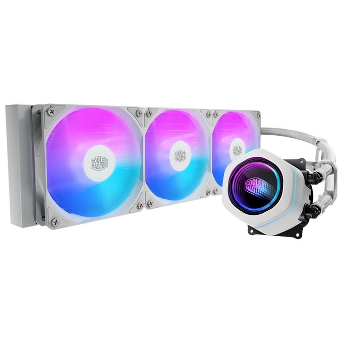 Cooler Master MLX-D36M-A18PA-R1 MasterLiquid Core Nex Dissipatore Liquido CPU 360 mm con Pompa Core Nex Radiatore in Alluminio 3 Fan ARGB Compatibile AMD AM5 AM4 e Intel LGA 1851 1700 colore Nero