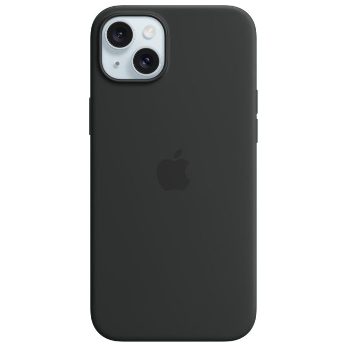 Apple Custodia MagSafe in Silicone per iPhone 15 Plus Nero ​​​​​​​