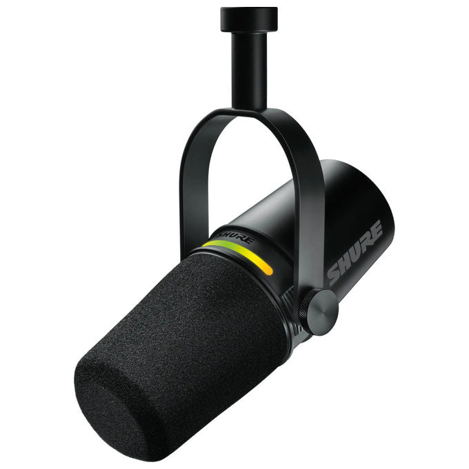Shure MV7+-K Microfono per Podcast USB e XLR con Monitoraggio in Tempo Reale e Effetti DSP colore Nero