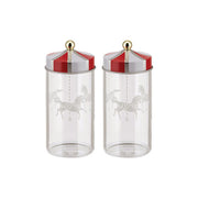Alessi MW68S2 Circus Barattolo per spezie 0.15 L in vetro con coperchio rimovibile colore Multicolore Trasparente