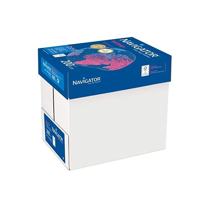 Navigator Confezione 7 Risme Bold Design Carta Premium per Ufficio 200gr A4