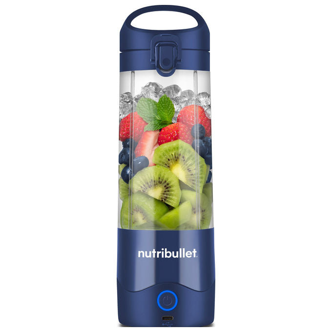 NutriBullet NBP003NBL Frullatore per Sportivi Portatile Cordless USB-C 0.475 L Tritaghiaccio colore Blu Navy