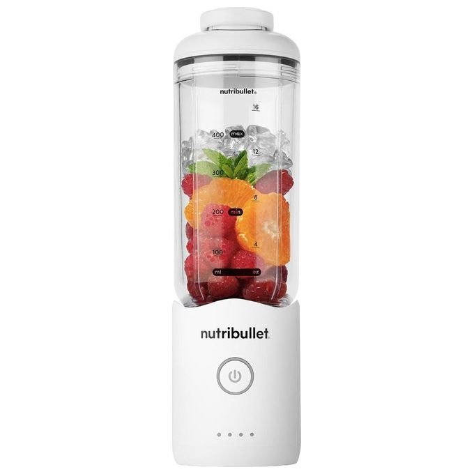 NutriBullet NBP013W Flex Frullatore Portatile 0.59 L Ricaricabile USB-C Tritaghiaccio colore Bianco