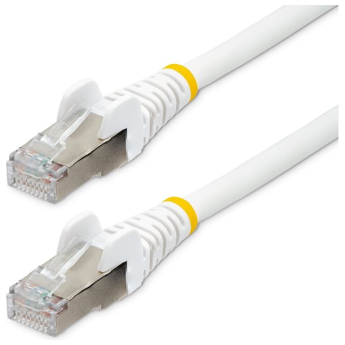 StarTech.com, Cavo Ethernet Cat 6a, 7m, Bianco, LSZH, 10GbE, 500MHz, 100W PoE++