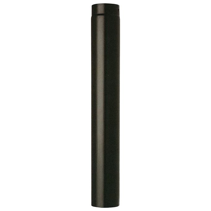 Save Fumisteria Tubo Smaltato Nero Opaco 13cm Lunghezza 100cm