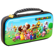 RDS Industries NS212SM Custodia rigida Nintendo Switch 2 Switch OLED Switch con scomparto imbottito tasca per 12 schede di gioco e maniglia colore Nero