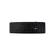 Nilox NXKBU000004 KT50U Tastiera USB a Membrana Silenziosa Layout Italiano 105 Tasti Cavo 1.5 m colore Nero