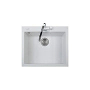Plados ON601058 One Lavello 1 Vasca in microUltragranit Bianco Latte (60x51x20 cm) colore Bianco Latte