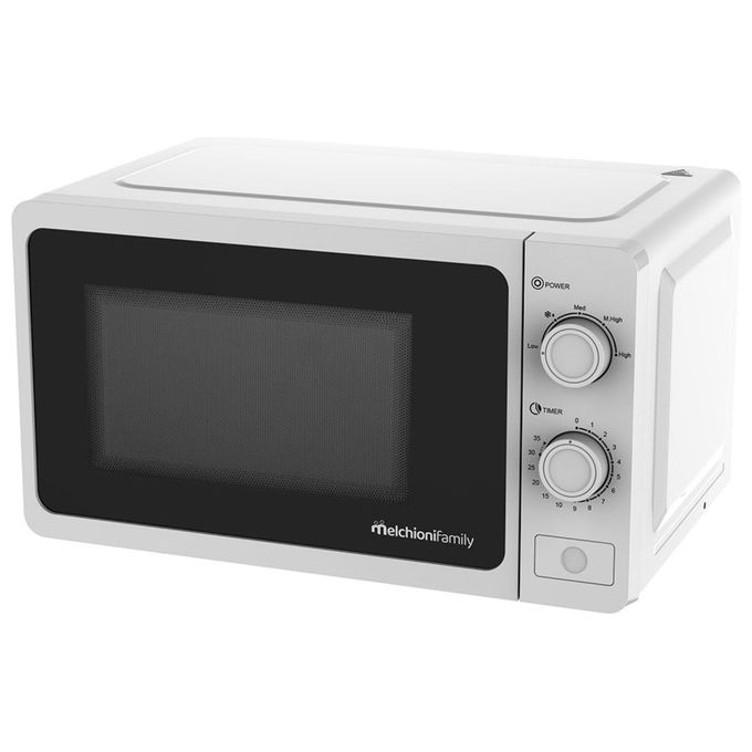 Melchioni ONDA Forno a Microonde con Grill 20 L 800 W Timer 35 min Controllo Manuale colore Bianco