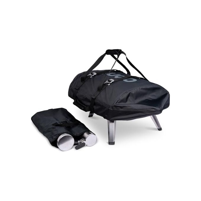 Ooni 48221010 Custodia Trasporto per Forno per Pizza Ooni Fyra 12 Impermeabile con Manici Imbottiti e Fibbie in Alluminio colore Nero
