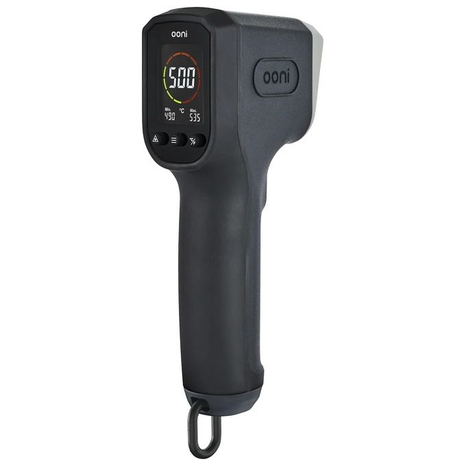 Ooni UU-P25B00 Termometro Digitale a Infrarossi con Puntatore Laser Gamma -30 °C a 550 °C Display LCD Retroilluminato colore Nero