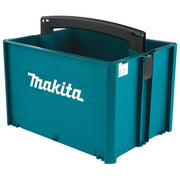 Makita P-83842 Toolbox Nr.2 Cassetta degli attrezzi impilabile con maniglia colore Blu