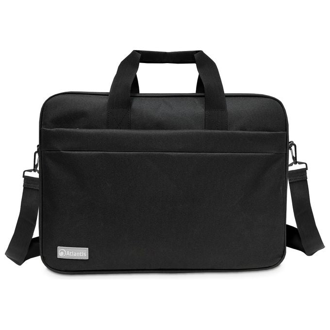 Atlantis P004-K265-A0-17 Borsa per Notebook Valigetta 17'' Nylon Tracolla Sistema Trolley colore Nero