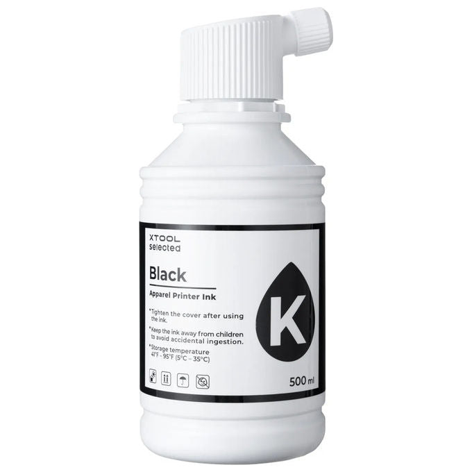 XTool P5020890 ricarica di inchiostro per stampante Nero 500 ml per Apparel Printer colore Nero