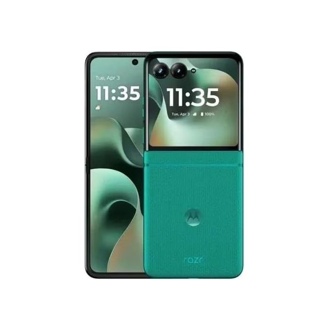 Motorola Razr 70 smartphone, 8 GB RAM, 256 GB memoria interna, colore Sporting Green