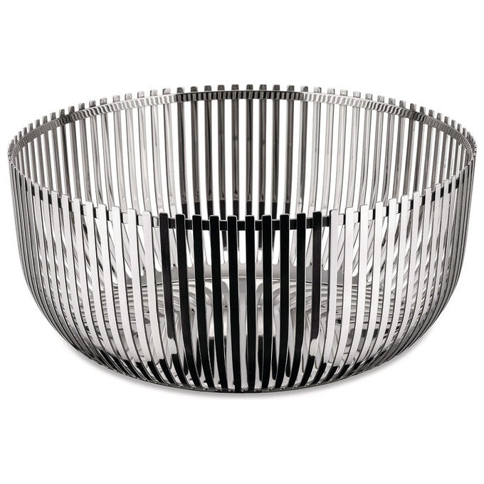 Alessi PCH05-24 Fruttiera in Acciaio Inox 18-10 Diametro 24 cm Altezza 11 cm colore Acciaio
