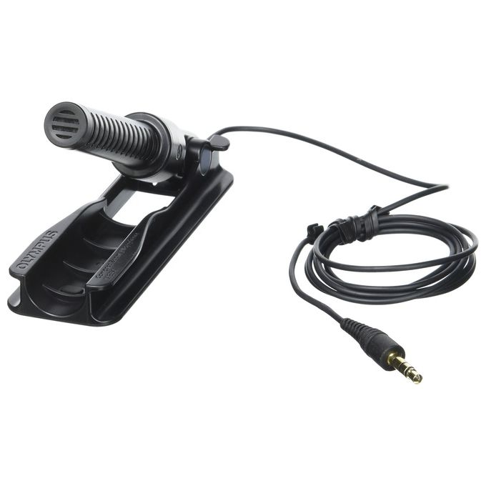 Olympus V4571510E000 ME34 Microfono da intervista Unidirezionale Connettore 3.5 mm Lunghezza Cavo 1 m colore Nero