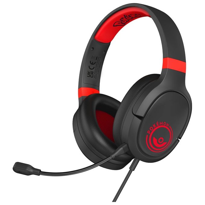 Oceania Trading Pokemon Blackred Gaming Headphone