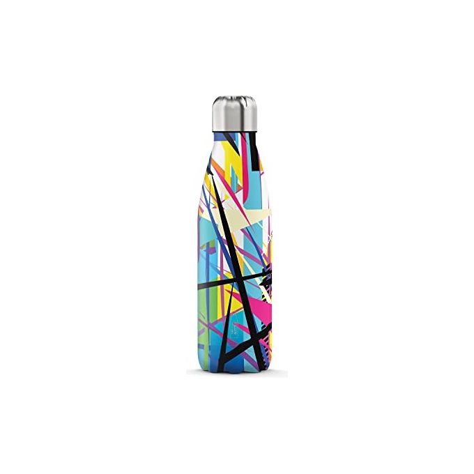 The Steel Bottle LOW-1A Low Profile Borraccia Termica 500 ml Acciaio Inox caldo 20h freddo 10h colore Multicolore