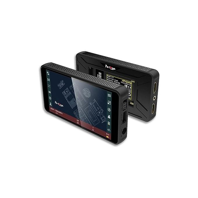 Portkeys PT5-II PT5 II Monitor Touchscreen HDMI 4K 5'' 10 bit 500 nit Wide Color Gamut colore Nero