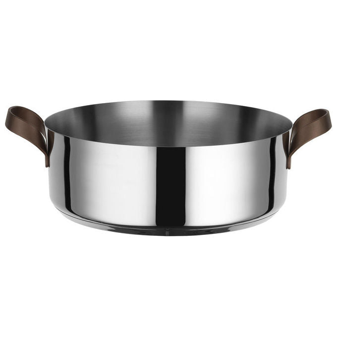 Alessi PU10224 EDO Casseruola bassa 24 cm capacita' 3,25 L colore Acciaio inox